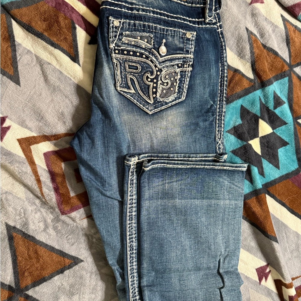 Rock Revival Blue Boot Cut Jeans